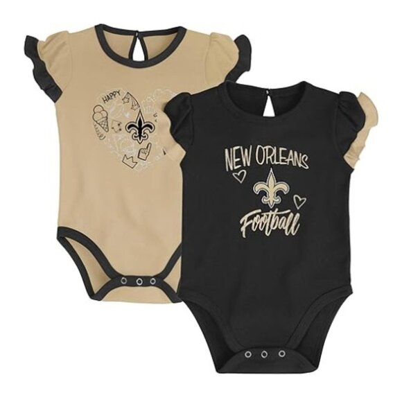 NFL Newborn Infants Too Much Love 2 Piece Creeper Bodysuit - Picture 1 of 8